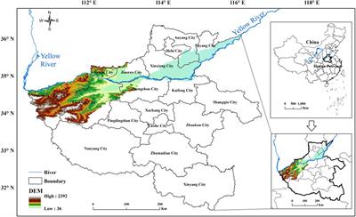 Assessment of nitrogen and phosphorus pollution based on multi-source data and the InVEST model in the Henan section of Yellow River Basin, China